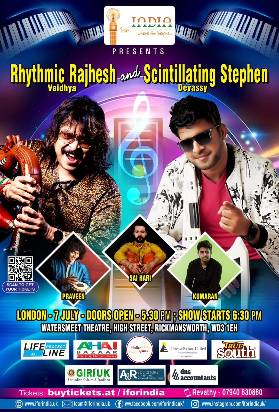Indian Events in London and UK I for India